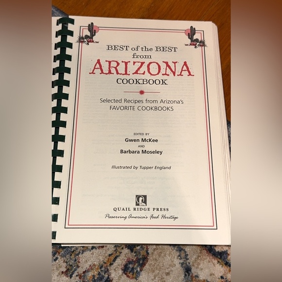 VTG 2000 Arizona Cookbook (the best of the best) with Spiral Binding - Picture 3 of 5